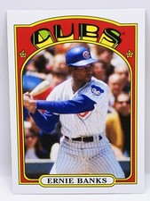 Ernie Banks 2013 Topps #TM-98 1972 Style Mini Chicago Cubs