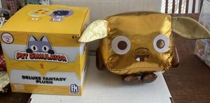 Pet Simulator 99 Deluxe Fantasy 8” Plush Series 2 GOLD GOBLIN Roblox DLC Code - Picture 1 of 9