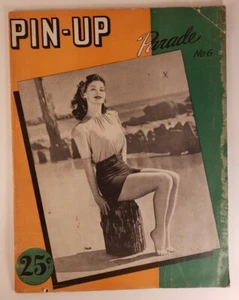 Pin-Up Parade - Hedy Lamar Paulette Goddard Rita Hayworth - 1944 Magazine No. 6 - Picture 1 of 6