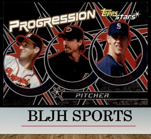 2001  Topps Stars #P8 Warren Spahn / Randy Johnson / Ryan Anderson