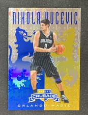 Nikola Vucevic 2012-13 Panini Crusade Blue Gold PRIZM Rookie Card RC #14