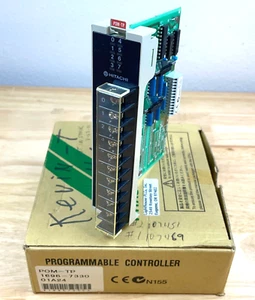 Hitachi POM-TP PLC Output Module, 8-Point, Sourcing, 24 VDC, 33017816-5 - Picture 1 of 8