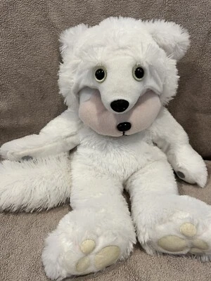 Beanie Kids Collectables - Alpine The White Fox Bear - Cuddly Kids Large 40cm - image 1 of 4