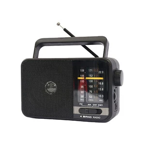 Radio AM FM Radio Pequeño Portátil Receptor Estéreo con Carga USB - Imagen 1 de 11