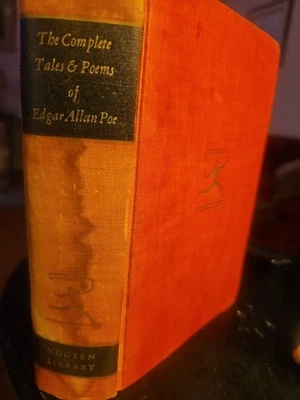 The Complete Tales and Poems of Edgar Allan Poe- 1938 Modern Library Hardcover Foto 1 de 4
