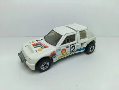 HOT WHEELS PEUGEOT 205 RALLY MADE IN MALESIA 2009  IN CONDIZIONI COME DA FOTO  - Immagine 1 di 4
