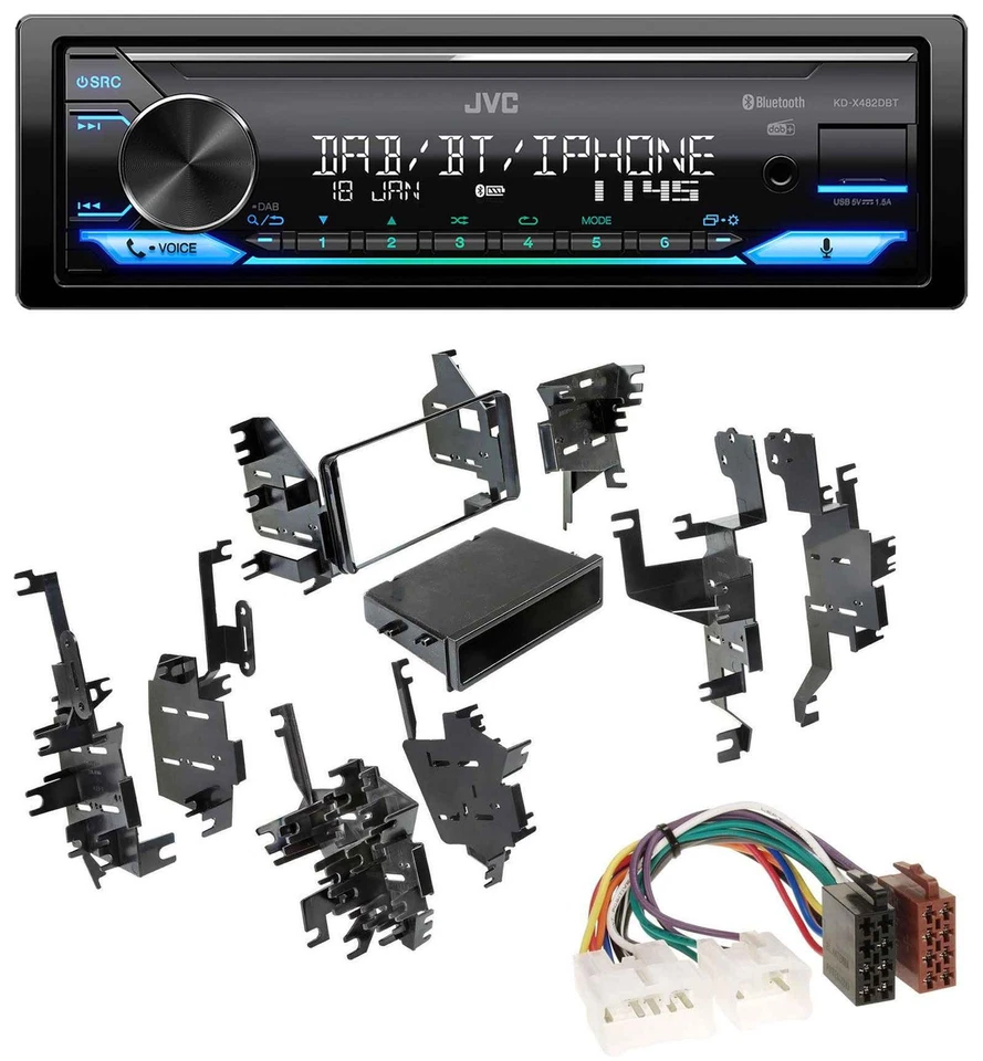 JVC Bluetooth DAB USB MP3 Autoradio für Toyota Tundra / Celica / FJ - Bild 1 von 4