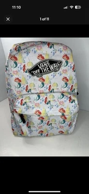Mochila bolsa para libros Disney VANS Little Mermaid de lona 2014 Foto 1 de 4