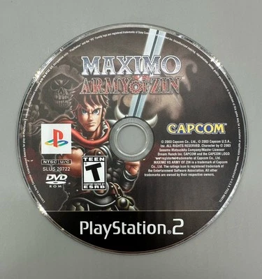 Maximo vs Army of Zin (Sony PlayStation 2, 2004) DISC ONLY - Image 1 of 2