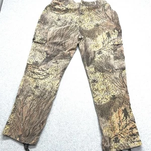Cabela's Mossy Oak brushed Camo Pants Men's 42x 30 Hunting Mens 6 pockets cargo - Picture 1 of 15