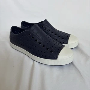 Native Jefferson Unisex Navy Waterproof Slip On Shoe, M5/W8 EUC - Picture 1 of 8