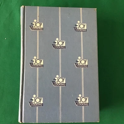 JOY OF COOKING  CLEAN Vintage Hardcover 1953  Cookbook Rombauer - Image 1 of 4