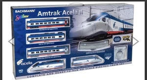 Bachmann HO Amtrak Acela II Train Set Used Read Description. - Picture 1 of 9