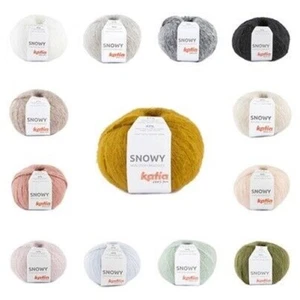 Katia Filato Snowy 50G Viscosa Da Lavorare A Maglia - Picture 1 of 14
