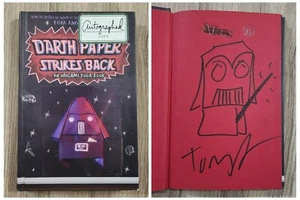 Tom Angleberger Signed Darth Paper Strikes Back Hardcover Book RAD - Picture 1 of 1