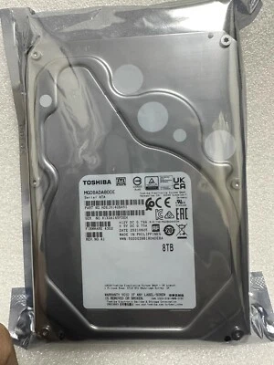 NEW Toshiba MG08ADA800E 7.2k 256 3.5" SATA NAS Hard Drive 8TB - Image 1 of 4
