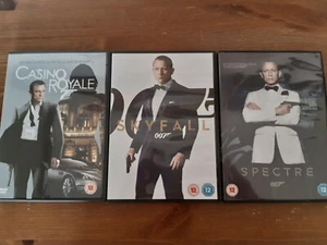DVD Bundle, James Bond, Casino Royale, Skyfall, Spectre. - Picture 1 of 1