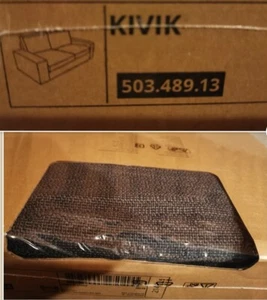 Funda Ikea KIVIK para sofá de 2 plazas Hillared antracita 503.489.13 NUEVA EMBALAJE ORIGINAL - Imagen 1 de 2