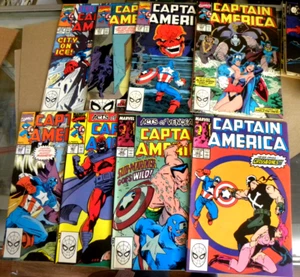 Marvel 1989 8 issues CAPTAIN AMERICA 363 365 367 368 369 370 371 372 Crossbones - Picture 1 of 14