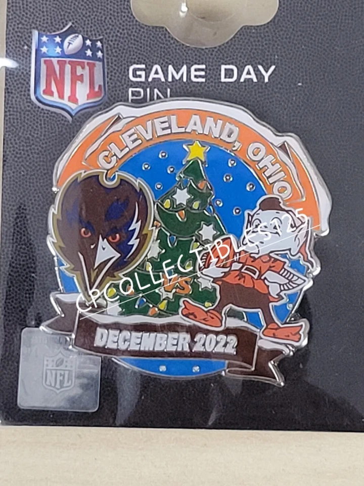 Cleveland Browns VS Baltimore Ravens Game day Pin 12/17/2022 NEW - Image 1 of 1