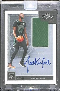 2019-20 Panini One and One Rookie Relic Autograph #RJA-TFL Tacko Fall No 9 of 99 - Picture 1 of 2