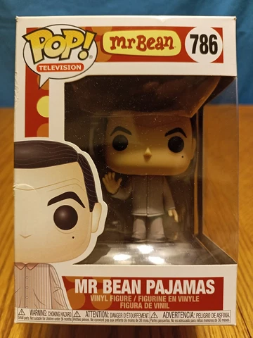 Funko POP! Television - Mr. Bean Vinyl Figure - MR. BEAN PAJAMAS #786 Cover