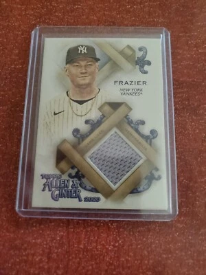 Clint Frazier relic bat patch baseball card 2020 Topps Allen & Ginter #FSRACF - Image 1 of 2