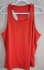 Men's Tsla Red Tank Top Y-Back Muscle Workout Athletic Training Bodybuilding M