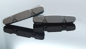 SHIMANO COMP. ROAD BRAKE Insert Pads for CARBON RIMS BY FIBRAX (410CA)