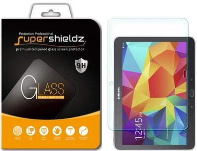 Supershieldz Tempered Glass Screen Protector for Samsung Galaxy Tab 4 10.1 - Image 1 of 4