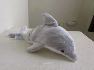 Juguete de peluche BJ GRIS DELFÍN 13" juguete de peluche suave - Imagen 1 de 3