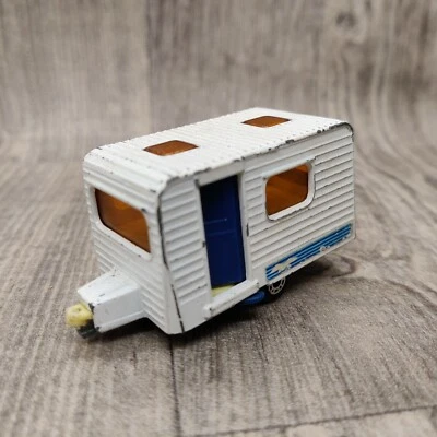 MATCHBOX SUPERFAST N°31 CARAVAN BLEU 1977 MADE IN ENGLAND BY LESNEY - Immagine 1 di 4