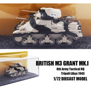 SEGUNDA GUERRA MUNDIAL BRITÁNICO M3 Grant Mk.I 8o Ejército Táctico Cuartel General Trípoli Libia 1943 1/72 TANQUE IXO - Imagen 1 de 8