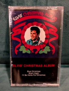 Sealed New Elvis Presley Elvis' Christmas Album 1985 RCA Cassette Tape - Picture 1 of 3
