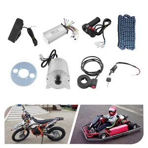 2000W 60V Brushless DC Motor Kit 5300RPM mit Drehzahlregler E Bike USA - Bild 1 von 17