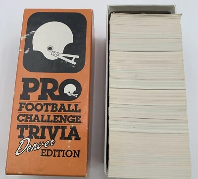 Denver Broncos Pro Football Challenge Trivia Denver Edition 1985 Elway Mile High - Image 1 of 4