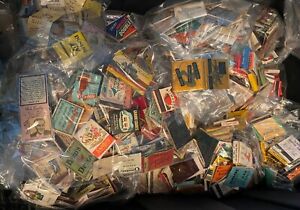 Super Fun Lot 75+ Mixed Vintage Matchbook Covers 1930s - 70s Various Variety Bag