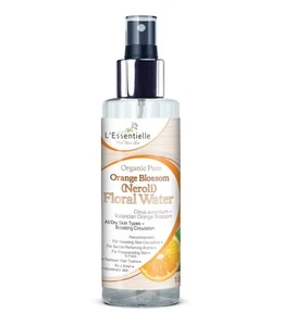 Organic 100% Orange Blossom Neroli Floral Water 150ml Dry Skin Glass Bottle  - Picture 1 of 6