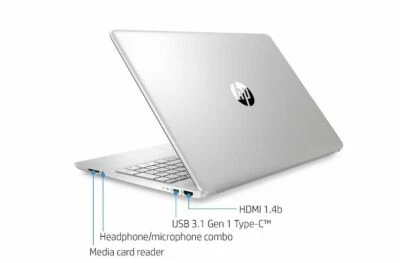 HP Notebook 15.6" HD Touchscreen Core i3-1005G1 (1.2-3.4GHz) 8GB 256GB SSD W10S - Image 1 of 4