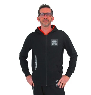 Errea ' Republic Sudadera Hombre Capucha Negro Caja R25G0O0Z00120 Inmuebles 2022 - Imagen 1 de 3