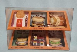 McDonald's Food Strap JAPAN  Limited Edition 6 Pieces Set Rare with Box - Picture 1 of 6