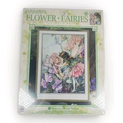 Kit de punto de cruz Flower Fairies The Sweet Pea Fairy 5523 de Cicely Mary Barker Foto 1 de 4