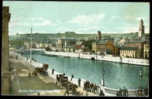 SHANDON FROM PATRICK'S BRIDGE - CORK, IRELAND POSTCARD - Picture 1 of 1