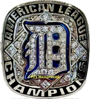 Anillo de campeonato 2012 Detroit Tigers Liga Americana Campeones Al y caja de prensa Foto 1 de 4