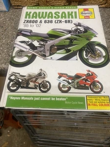 Kawasaki ZX-6R Ninja Fours (1995-2002) Haynes Repair Manual - Picture 1 of 1