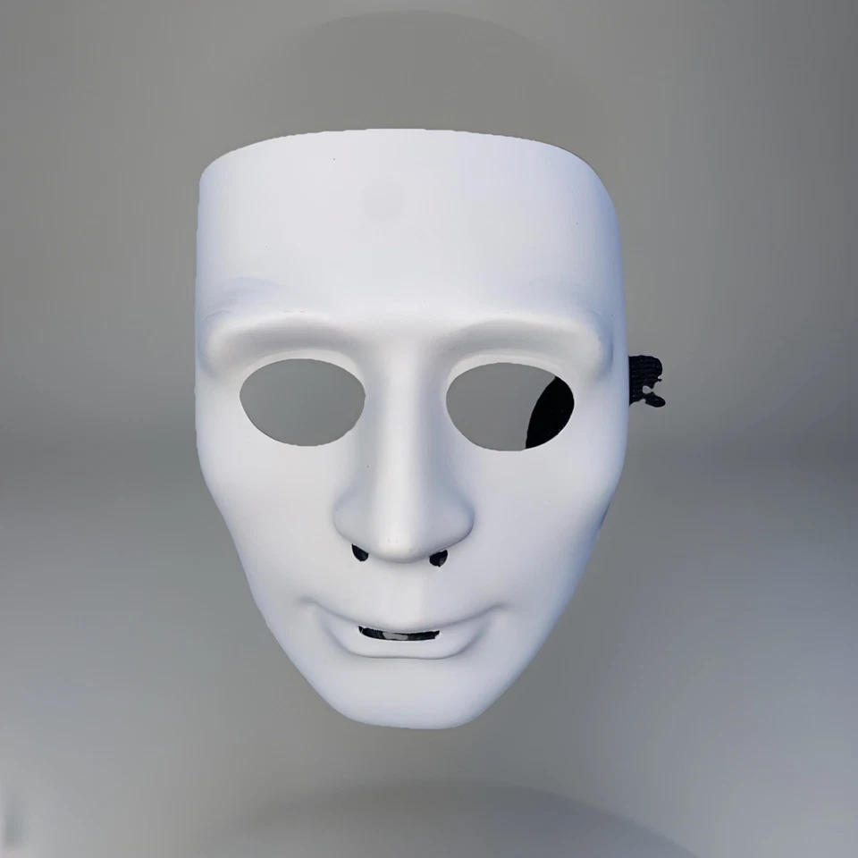 America's Best Dance Crew MTV Jabbawockeez Dance Máscara Masculina en Blanco (Estándar) Foto 1 de 1