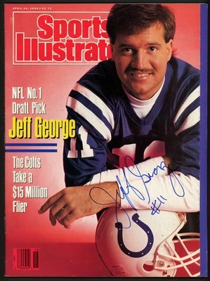 Jeff George Signed Sports Illustrated Magazine Indianapolis Colts - Image 1 of 2