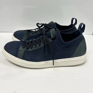 Santoni Daftest Knit Nubuck Low-Top Luxus Italien Sneaker Schuh Blau US 10, UK 9 - Bild 1 von 13