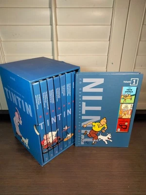 Vintage Adventures of Tintin 8-set collection - Herge - Image 1 of 4