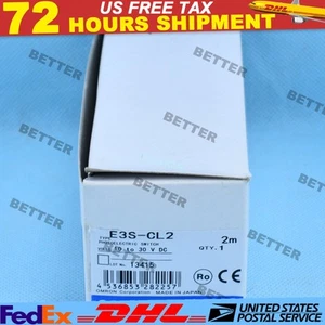 New OMRON E3S-CL2 Diffuse Photoelectric Sensor Switch In Box E3SCL2 US Free TAX - Picture 1 of 2
